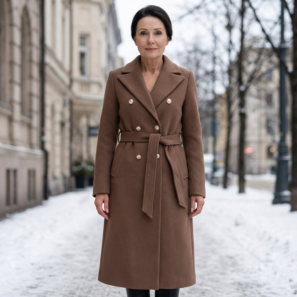 Women’s Winter Wool Belted Coat