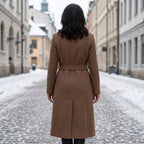 Women’s Winter Wool Belted Coat