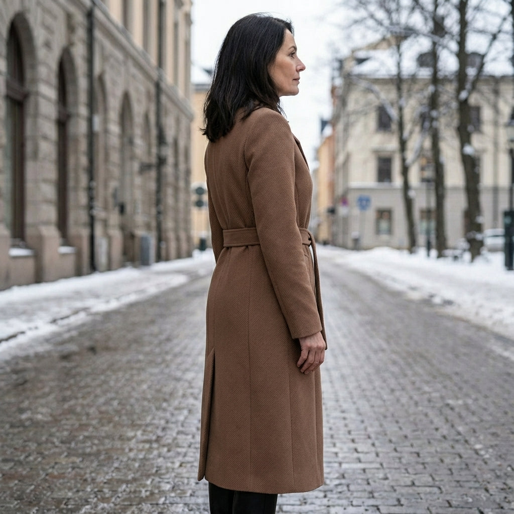 Women’s Winter Wool Belted Coat
