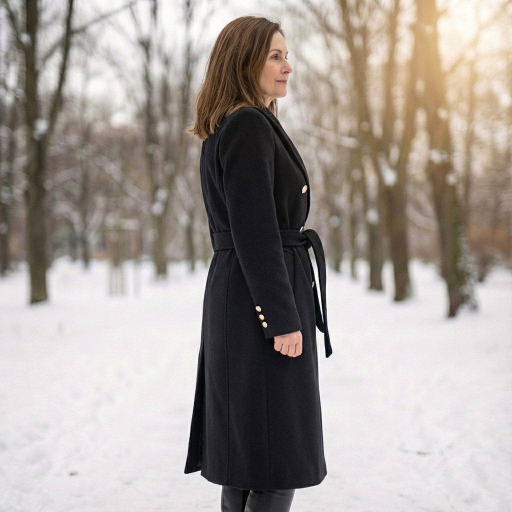 Women’s Winter Wool Belted Coat
