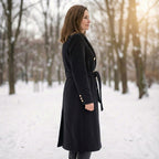 Women’s Winter Wool Belted Coat