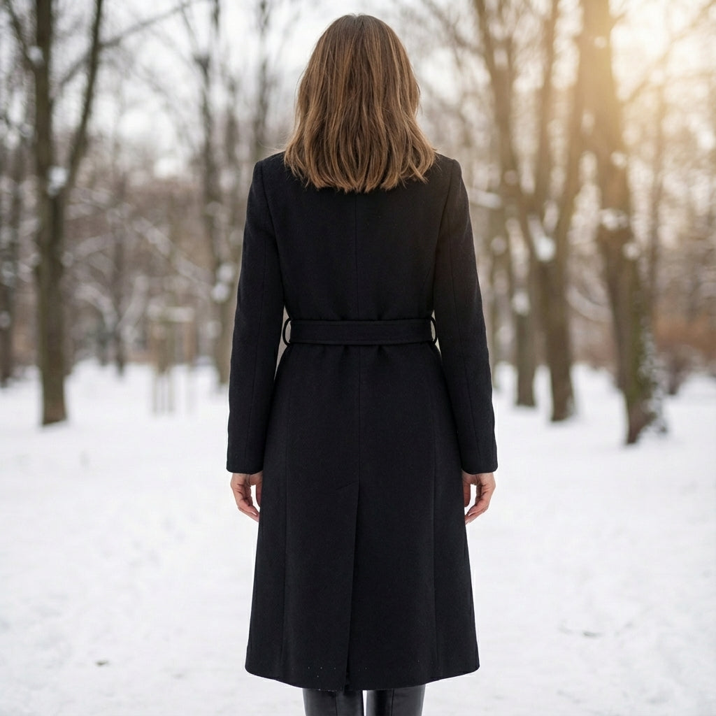 Women’s Winter Wool Belted Coat