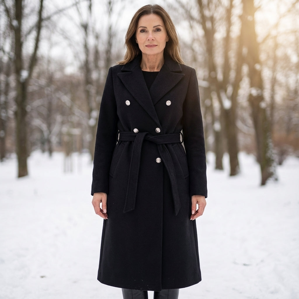 Women’s Winter Wool Belted Coat