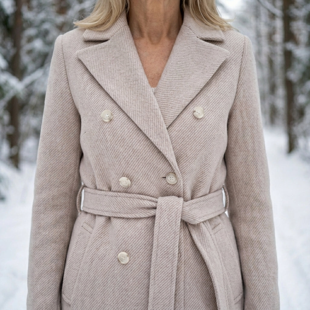 Women’s Winter Wool Belted Coat