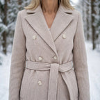 Women’s Winter Wool Belted Coat