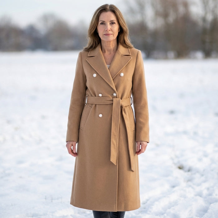 Women’s Winter Wool Belted Coat
