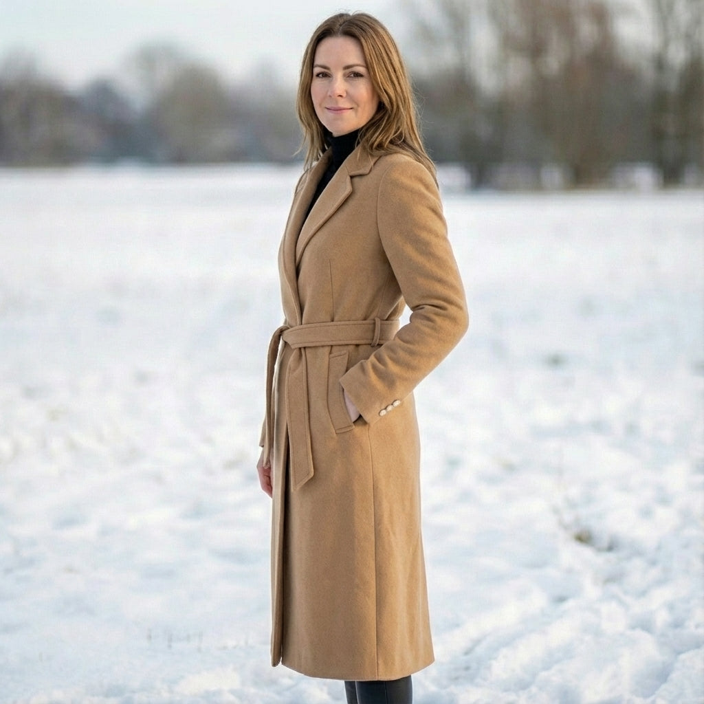Women’s Winter Wool Belted Coat