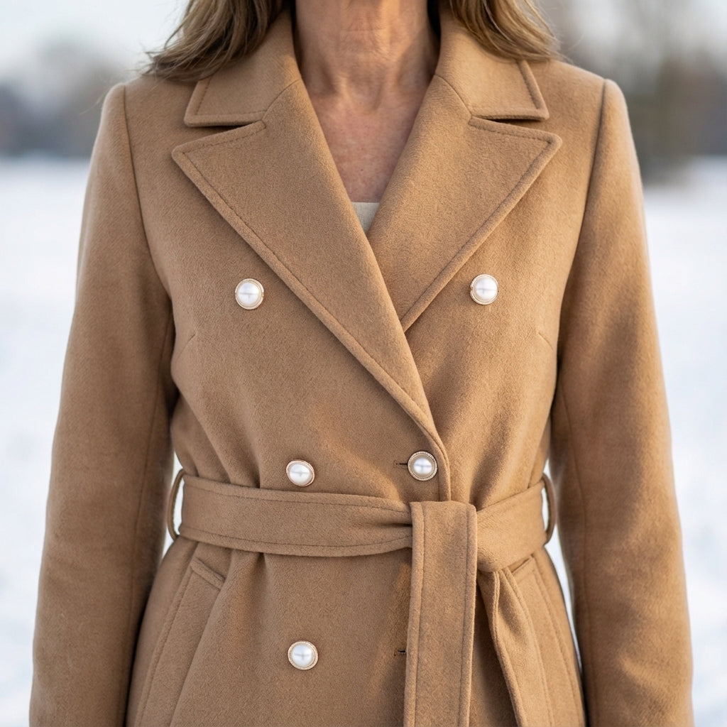 Women’s Winter Wool Belted Coat